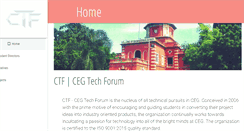 Desktop Screenshot of cegtechforum.com