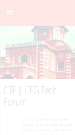 Mobile Screenshot of cegtechforum.com